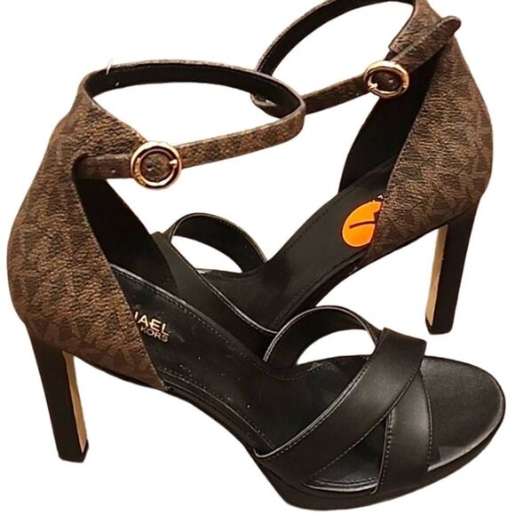 Michael Kors Alexia Logo Heeled Sandals - Picture 12 of 12